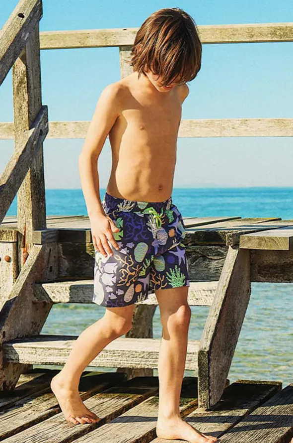 Teen Boys Coral Chaos Eco Short