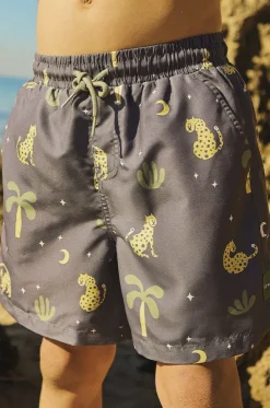 Teen Boys Leopard Nights Eco Short