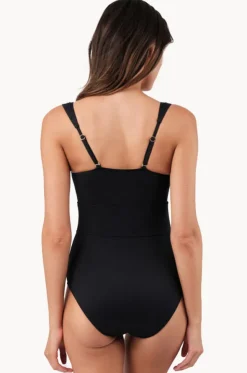 Texture Bustier Balconette One Piece