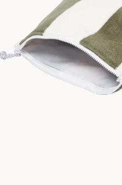 The Vacay Stripe Terry Beach Pouch