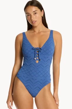 Toscana Lace Up One Piece