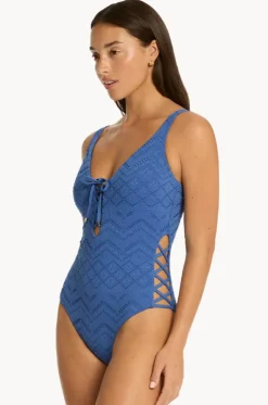 Toscana Lace Up One Piece