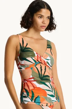 Tropaluxe Cross Front Tankini Separate