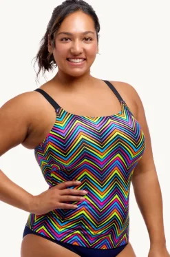 Up Down Scoop Neck Tankini Separate