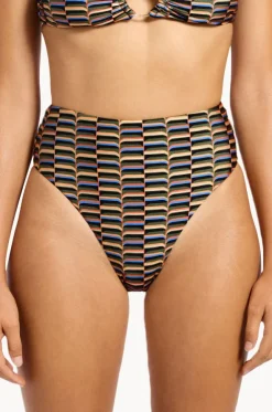 Urban Geo High Waist High Leg Pant