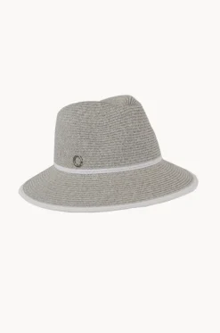 White Band Down Brim Hat