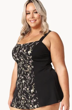 Wildflowers Wide Strap Swim Dress