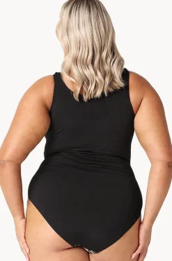 Wildflowers Zip High Neck One Piece