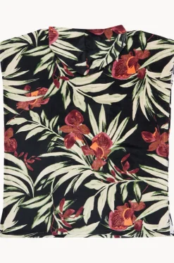 Wind Swept Floral Stay Magical Hooded Towel