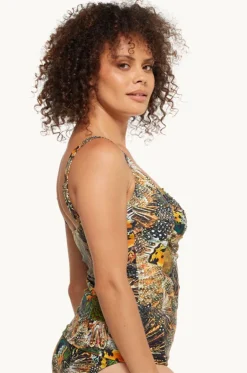 Zambia Pleated Tankini Separate