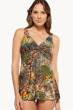 Zambia Twist Swim Dress