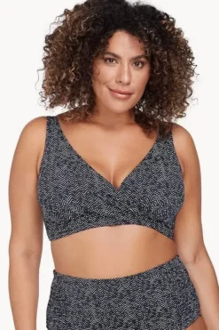 Zig Zag Delacroix Cross Front Bra