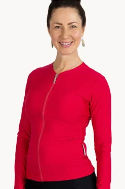 Zip Long Sleeve Suntop